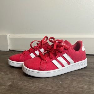 Kids Pink Adidas Sneakers
